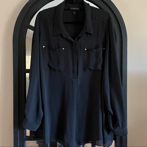 EUC LANE BRYANT GEORGETTE BLOUSE!!!